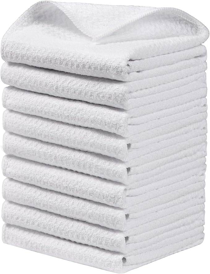 JOYMOOP Microfiber Waffle Weave Cleaning Cloth, Highly Absorbent Kitchen Towels by JOYMOOP