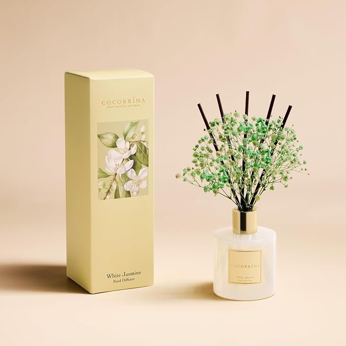 Reed Diffuser - White Jasmine 6.7 Fl.oz Reed Diffuser Set - Image 2