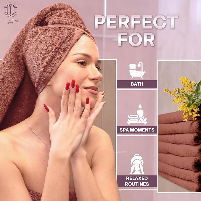 CORE 4-Piece Cotton Hand Towels - Image 4