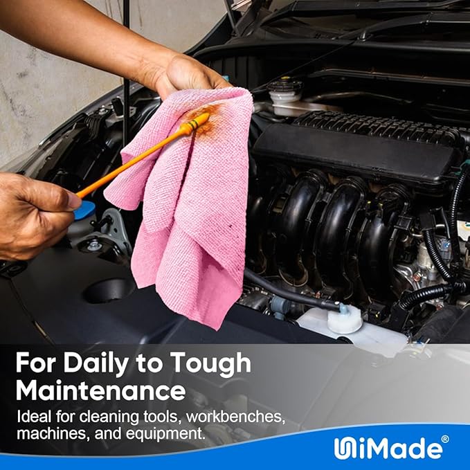 UNIMADE Microfiber Cleaning Cloth, 10 Pack Reusable Microfiber Towels - Image 5