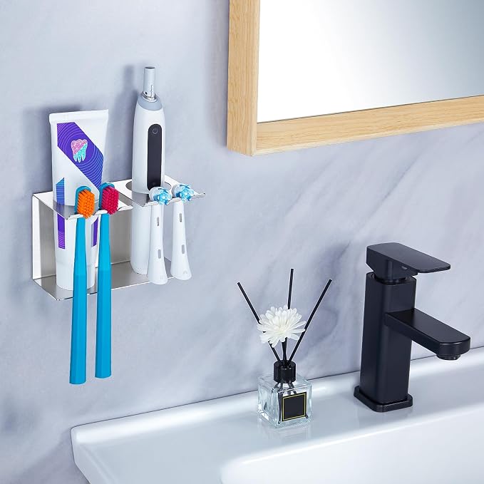 Toothbrush Head Holders, Electric Tooth Brush Head Holder, Wall Mounted - Image 5
