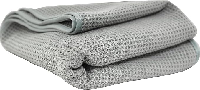 Chemical Guys, Waffle Weave Gray Matter Microfiber Drying Towel, 25 x 36 in by ChemicalGuys
