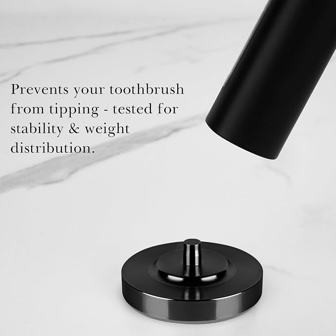 2Pack Black Electric Toothbrush Holder - Image 4