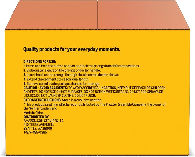 Amazon Basics 360° Heavy Duty Duster Refills, Picks up and Traps 2X More - Image 6