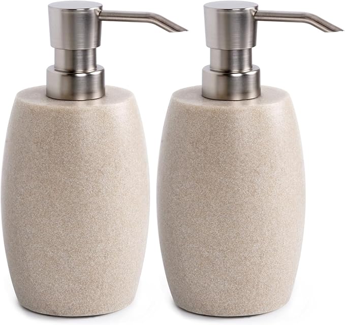 Clasin Home Sandstone Textured Resin Soap Dispenser by ClasinHome