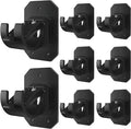 8PCS Upgraded No Drill Curtain Rod Brackets No Drilling Self Adhesive Curtain by Codoule