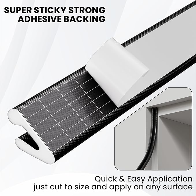 V Shape Thin Foam Weather Stripping Door Frame Seal Strip 19.7FT Black, Draft Stopper, Insulation Winter, Weatherstripping, Gap Sealing, Soundproofing, Self-Adhesive Used for Exterior Front Door Side