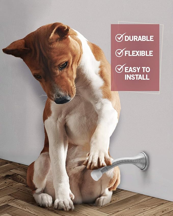 Jack N’ Drill 11-Pack Door Stopper 3 ¾-inch Heavy Duty and Flexible Door Stop - Image 5