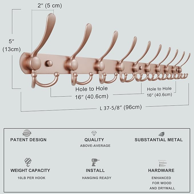 Coat Rack Wall Mount - Image 6