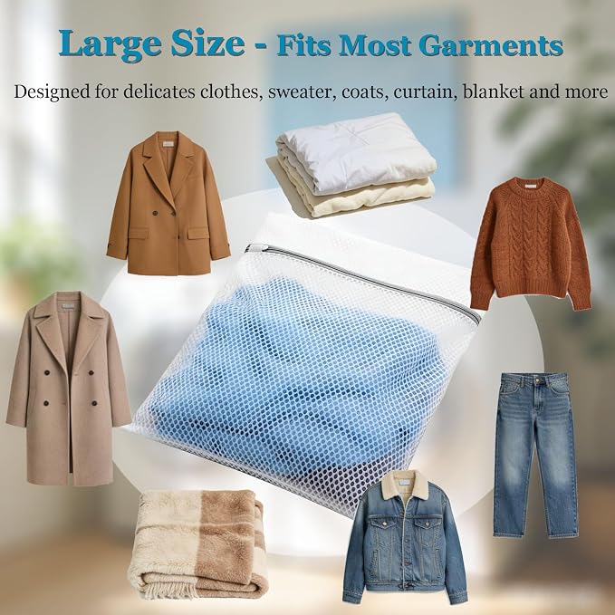 6 Pack XX-Large Mesh Laundry Bags - Image 5