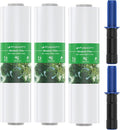 Stretch Warp Film- FugaCity 3 Pack Heavy Duty Shrink Wrap Roll by FugaCity