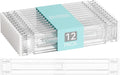 12Pack 3.2 Inch Shallow Acrylic Drawer Dividers by Yieach