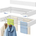 Vikaqi Wall Mounted Foldable Clothes Drying Rack, 32-Inch Wide, 5 Stainless by DiscovertheEleganceofAir-drying