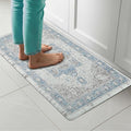 QSY Kitchen Anti Fatigue Floor Mats,Comfort Cushioned Standing Rugs,Waterproof,Non-Slip Memory Foam Kitchen Mats for Floor,39x20x0.5 Inch