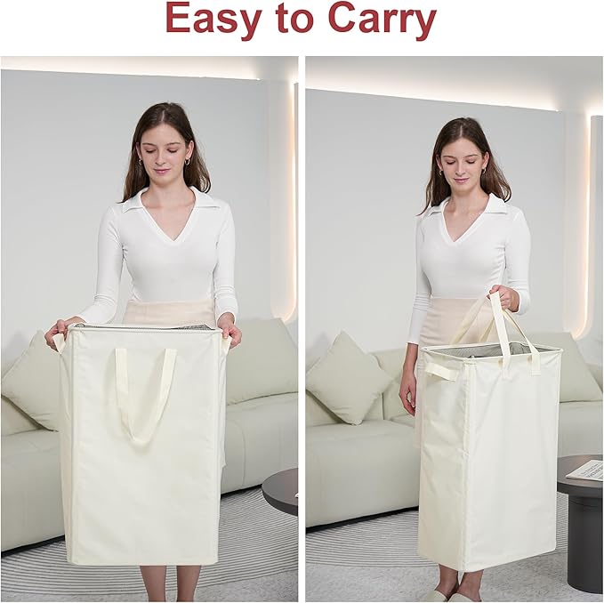 efluky Slim Laundry Basket, Narrow Laundry Hamper - Image 2