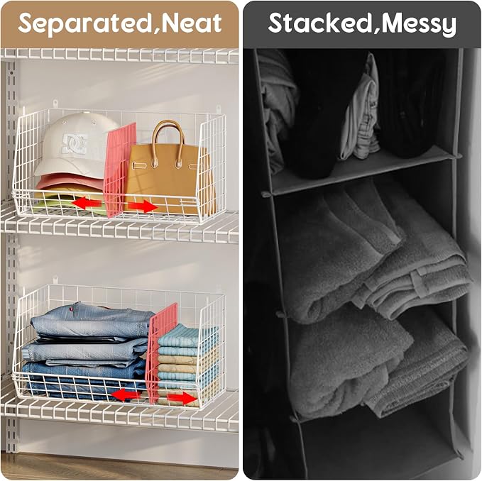 3 Tier Extra Large Closet Hanging Shelves - Image 7