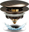 Anlige Bathtub Drain Stopper, Pop Up Tub Stopper and Cover, Bottom by Anlige