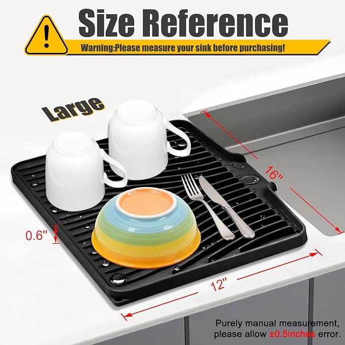 TIKNIK Silicone Dish Drying Mat - Image 2