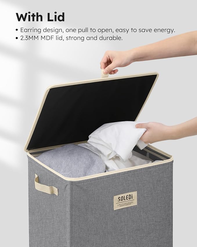 SOLEDI 100L Laundry Hamper - Image 5