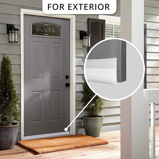 2PACK Door Draft Stopper, Strong Adhesive Door Sweep - Image 6