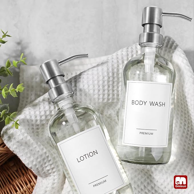 GMISUN Glass Soap Dispenser - Image 8