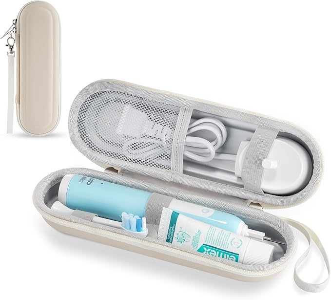 Toothbrush Travel Case for Oral B/Oral-B Pro 1000 1500 5000 7000 & Philips by TYSORETY