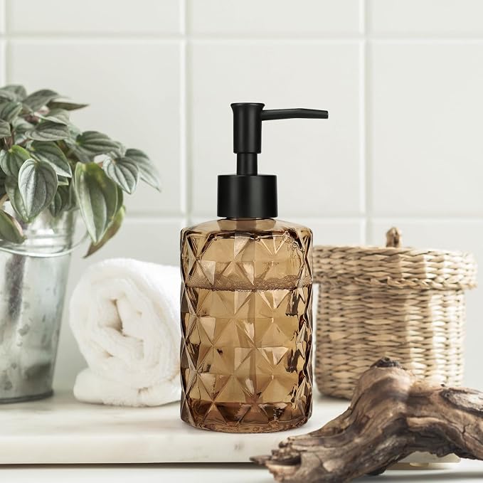 1 Pack 13.5oz Glass Soap Dispenser - Image 6