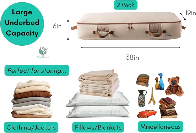 Canvas Storage Bags Designer Organizer - Image 2