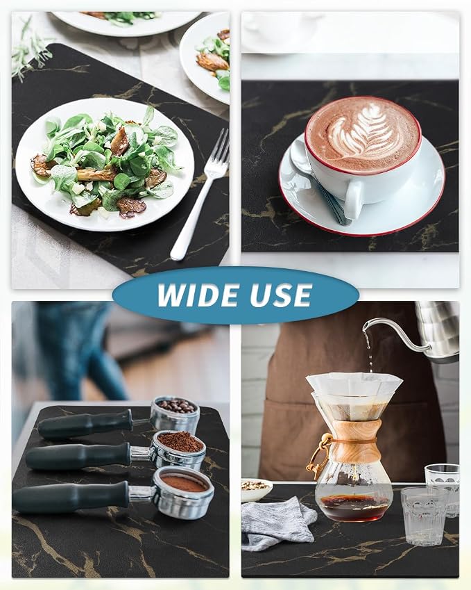 AMOAMI-Coffee Mat Hide Stain Rubber Backed Absorbent Dish Drying Mat - Image 5