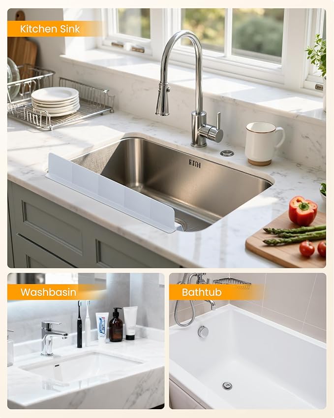Sink Splash Guard 23" 18" 30" Silicone Water Guard - Image 6