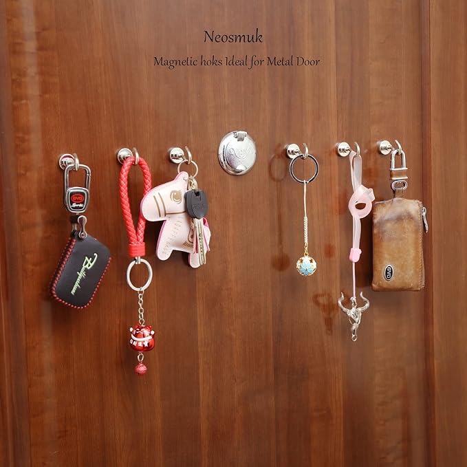 Neosmuk Magnetic Hooks, 30lb Heavy Duty, 12 Pack - Image 9
