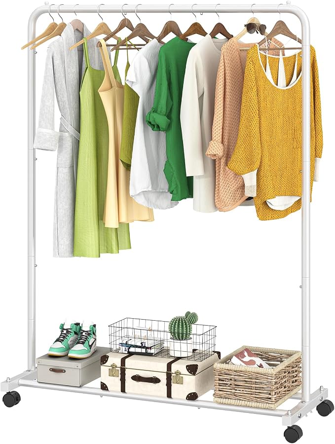 Simple Trending Clothes Clothing Garment Rack, Clothes Organizer, 360° Lockable by SimpleTrending