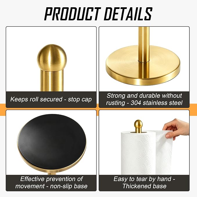 Kaishun Paper Towel Holder Countertop - Image 4