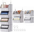 4-Tier Hanging Closet Organizer, Detachable Hanging Storage Shelves by Unknown