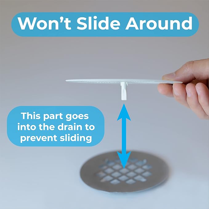 Disposable HairClaw 20 Pack | Flat Shower Drain Hair Catcher Strainer Trap | - Image 4