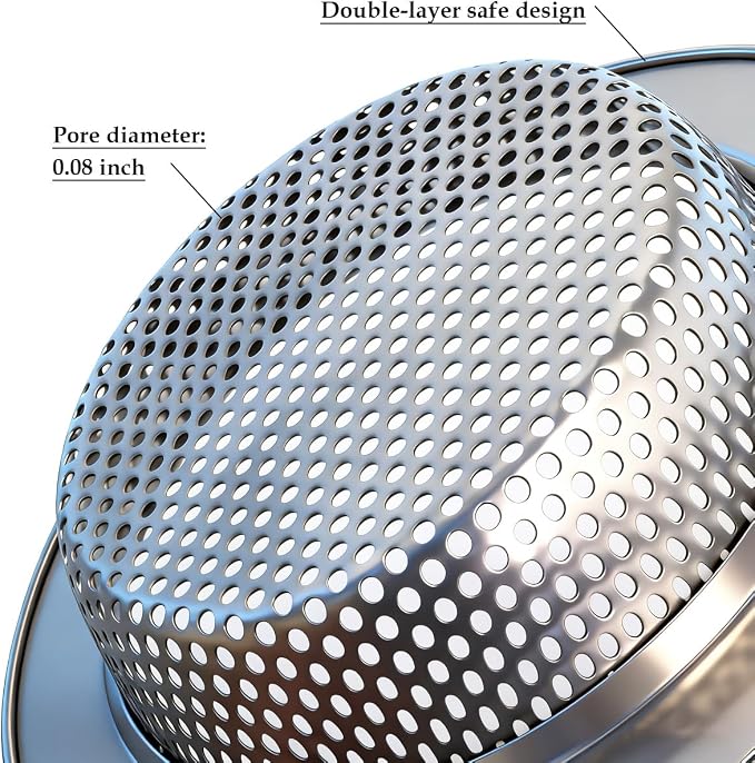 Seatery 2PCS Kitchen Sink Strainers, Sink Drain Filter, Sink Basket Strainer - Image 3