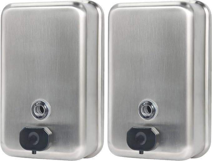 Stardrix Heavy Duty Stainless Steel Wall Mount Soap Dispenser, 1100ml/37oz by Stardrix