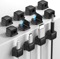 12 Pack Cord Organizer, Magnetic Cable Clips, Under Desk Management, Strong by Costop