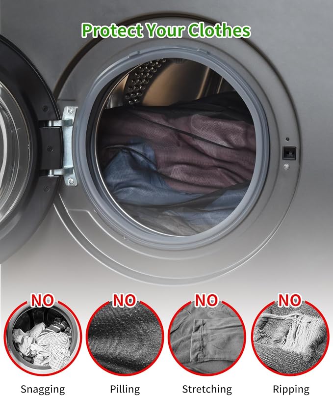 OTraki 2 Pack Mesh Laundry Bags 16X20 inch Durable Laundry Garment Bag - Image 6