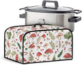 Mushroom Appliance Dust Cover Crock Pot 6-8 Quart Slow Cooker Cover Dust Cover with Carrying Handle and Pocket Portable Decorations Kitchen Utensils for Living Room