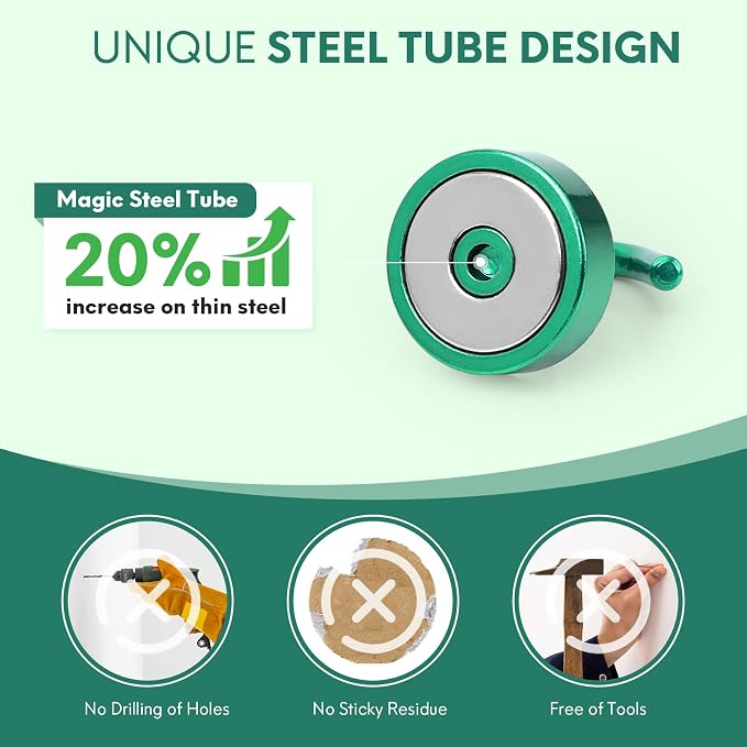 Neosmuk Magnetic Hooks Steel Tube Design - Image 3