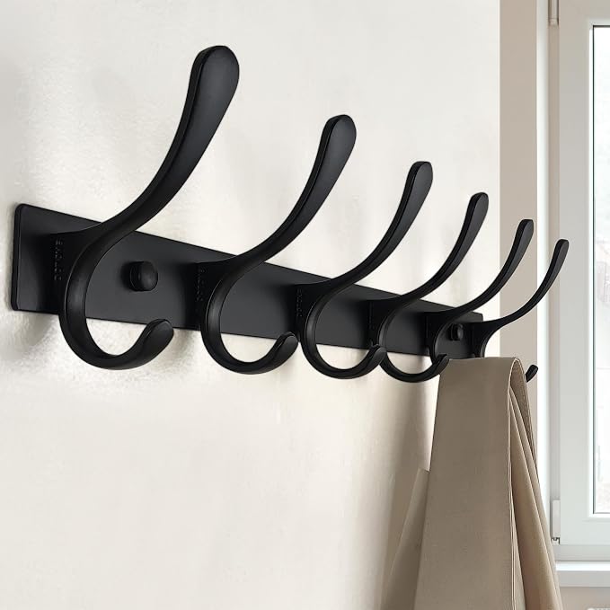 SKOLOO Heavy Duty Wall Mounted Coat Rack - Image 2
