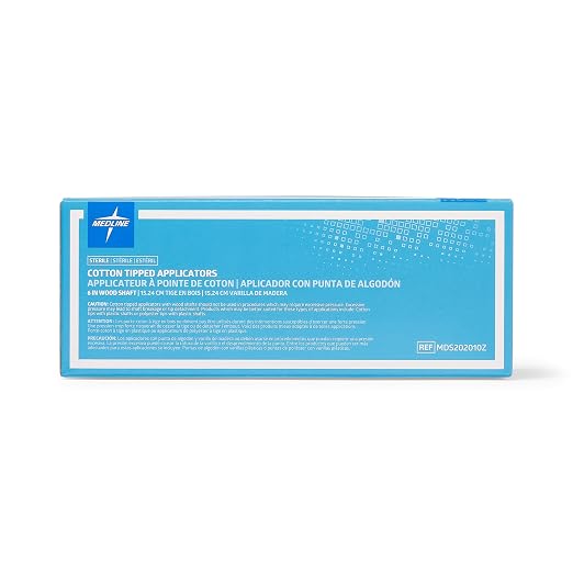 Medline Sterile Cotton-Tipped Wood Applicator, Cleaning Skin, Arts & Craft and - Image 2
