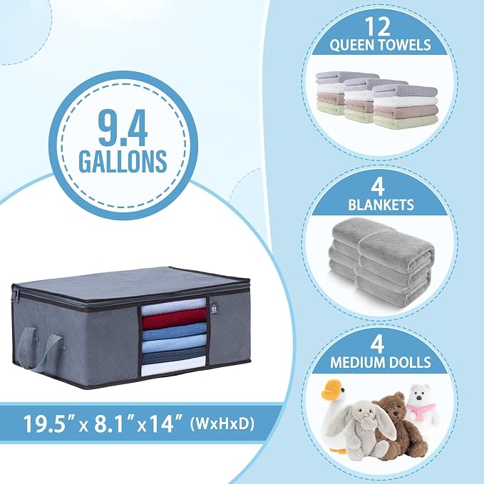 VENO 3 Pack Medium Clothes Storage Bag - Image 4