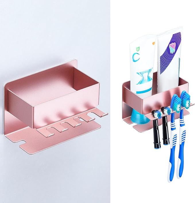 Toothbrush Head Holders, Electric Tooth Brush Head Holder, Adhesive Toothpaste by WelcometotheYAYINLI