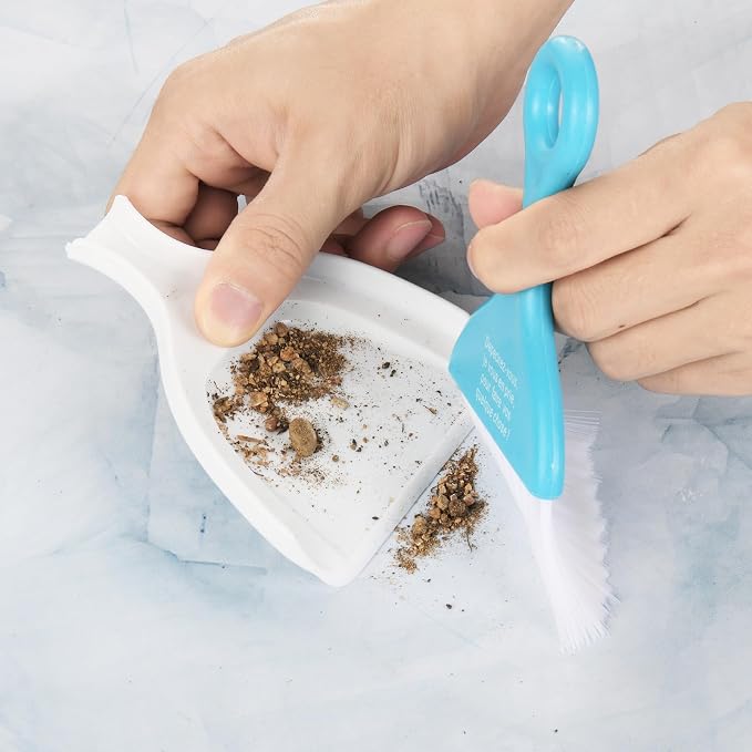 3 Pcs Mini Dustpan and Brush Set, Small Hand Broom and Dust Pan Set, Portable - Image 4