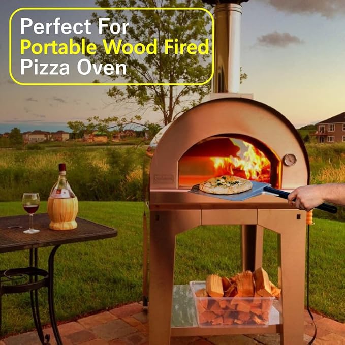 Old Potters Kiln Dried Mini Pizza Oven Cooking Logs~ 6 Inch Wood Logs for Grills and Smokers, Solo Stove Mesa XL Hickory~ 12 lbs, (790 Cubic Inches)