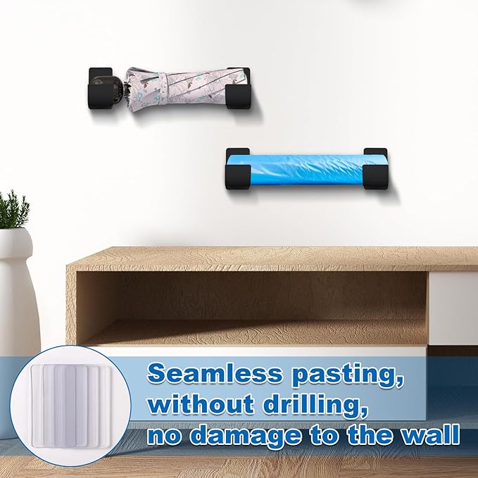 4pcs 2.5 Inch Small Trash Bag Holder, Plastic Trash Bag Dispenser Roll Holder - Image 5