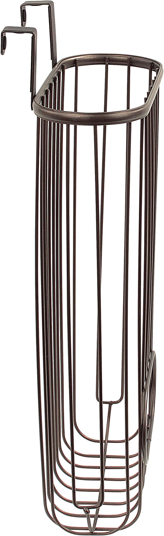 Spectrum Ashley Over Cabinet Door Grocery Holder Hanging Bag Dispenser - Image 3