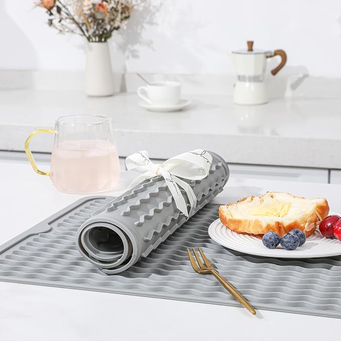 2 Pack Caketime Silicone Dish Drying Mat - Image 2